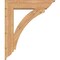 Ekena Millwork Thorton Traditional Smooth Bracket w/ Offset Brace, Western Red Cedar, 7 1/2"W x 32"D x 38"H BKT0806X32X38THR01SWR - alternate 3